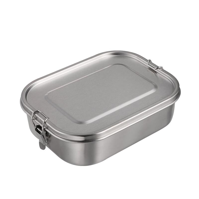 ZISIZ 304 Stainless Steel Square Bento Box