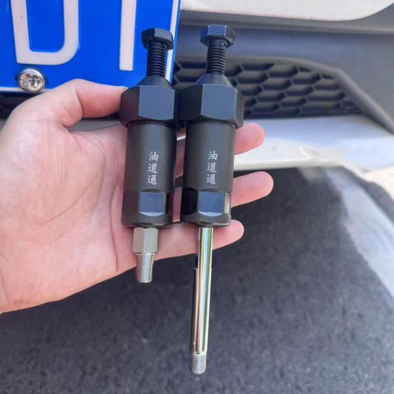 Metal Lubrication Fitting Service Tool with Thread End for Equipment Care, Manual Passage Cleaner for Garage Use
