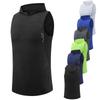 Men's Quick-Dry Hooded Sleeveless Running Vest - Breathable Fitness Top