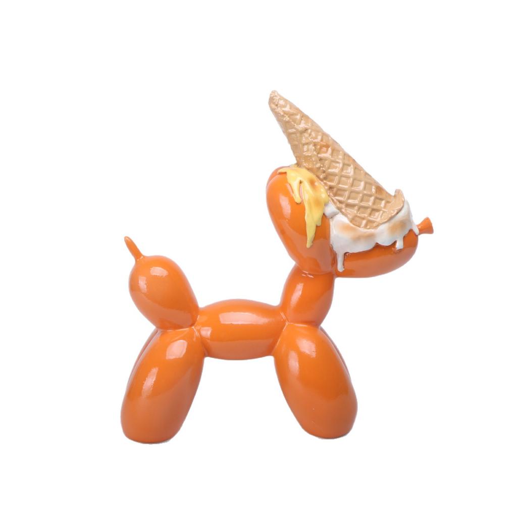 Ballon Hond Beeld Modern Pop Art Sculptuur voor Huisdecoratie Kleurrijk Hars Figuur Uniek Cadeau voor Kunstliefhebbers Feestdecoratie
