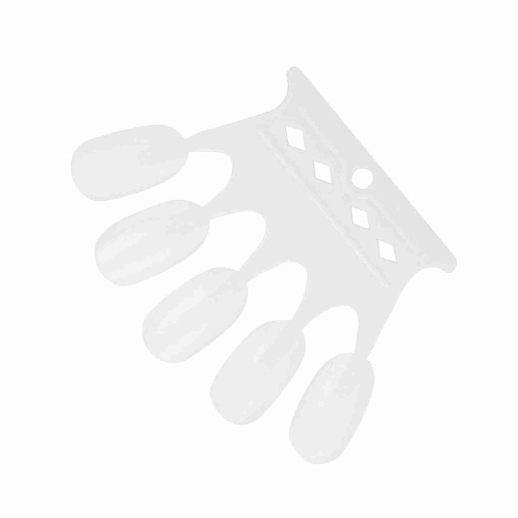 50pcs Nail Art Practice Tips Manicure Polish Gel Color Display Nail Polish Showing Tool 1#