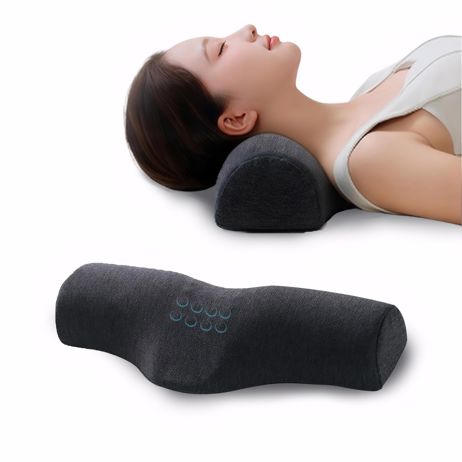 

Innodenki Корректирующий шею Расслабляющий шею Эргономичный дизайн шеи с 3D-памятью Уменьшает шею Идеально подходит в качестве подарка на день рождения День Святого Валентина Длина примерно 50 см