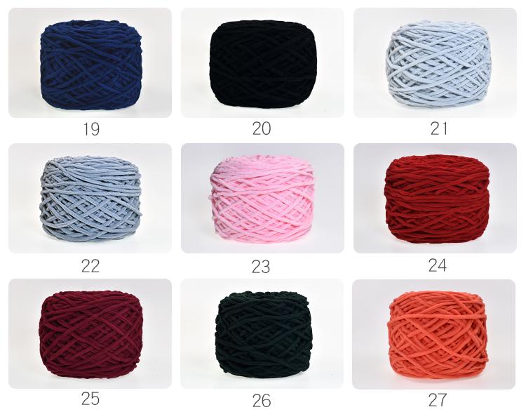 Chunky Ice Silk Yarn for Hand-Knitting: Ideal for Sweaters, Scarves, Bags, Crochet Dolls, and Hooked Shoes