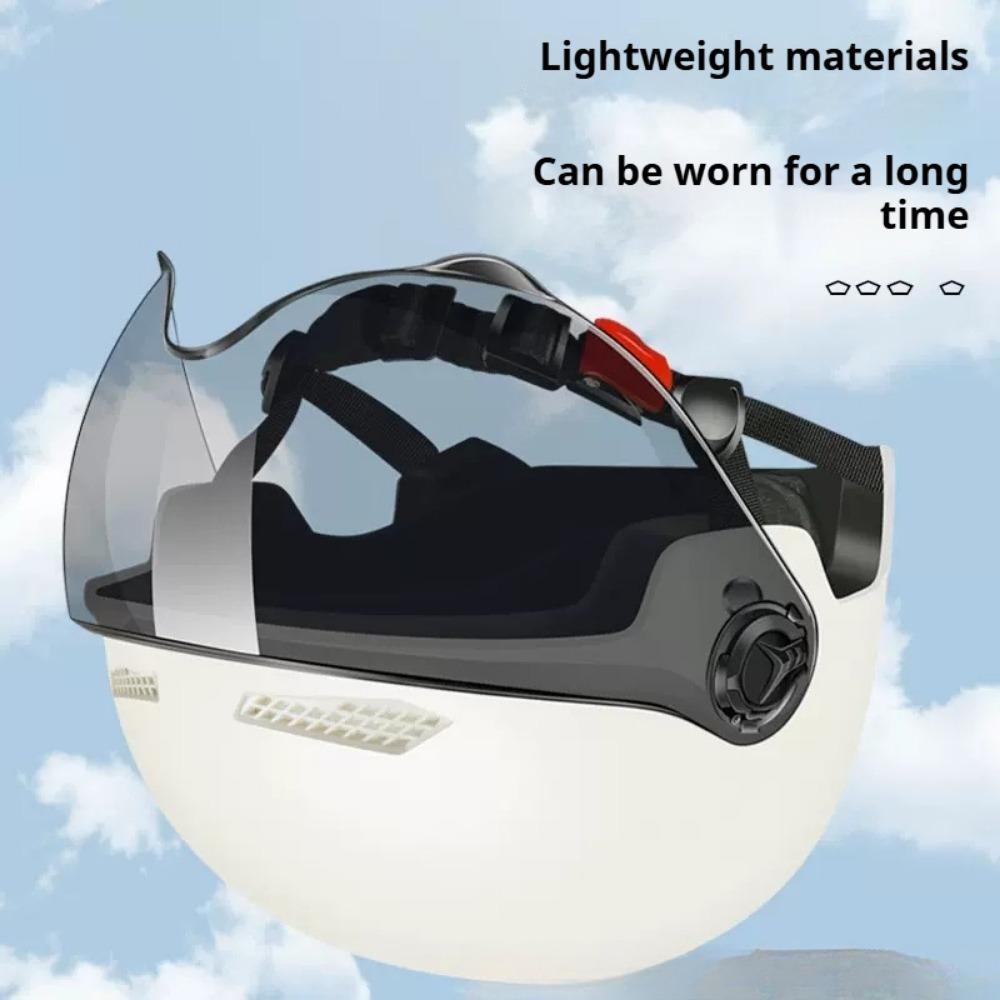 3C Certified Electric Vehicle Helmet Men and Women Summer Sun Protection Electric Vehicle Helmet Light Half Helmet