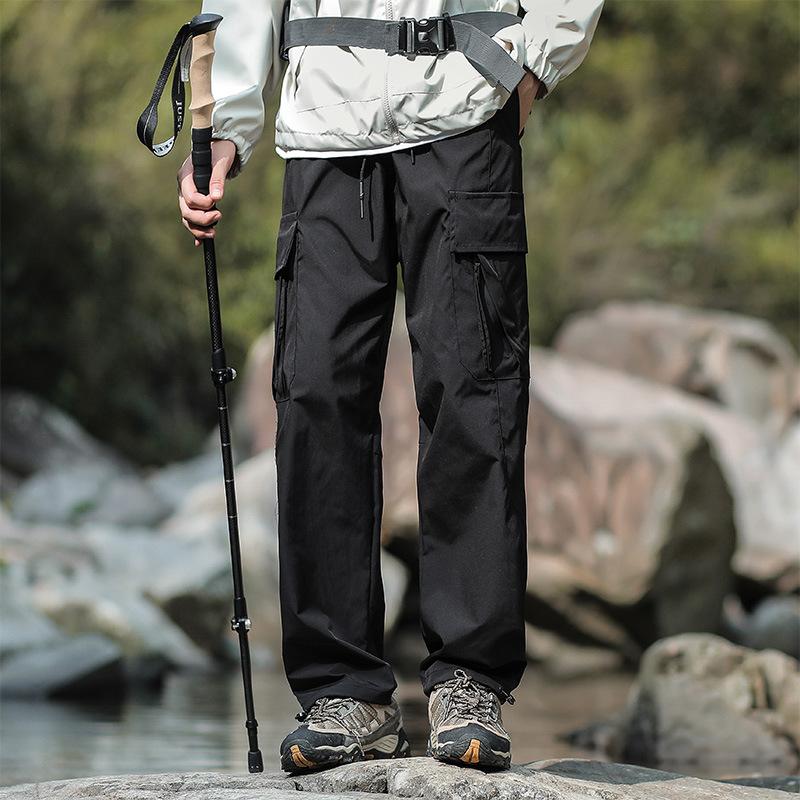 Spodnie Charge Męskie Spodnie Outdoorowe do Pieszych Wędrówek Wiosenne i Jesienne Męskie Proste Spodnie Casual Wiatroodporne i Wodoodporne