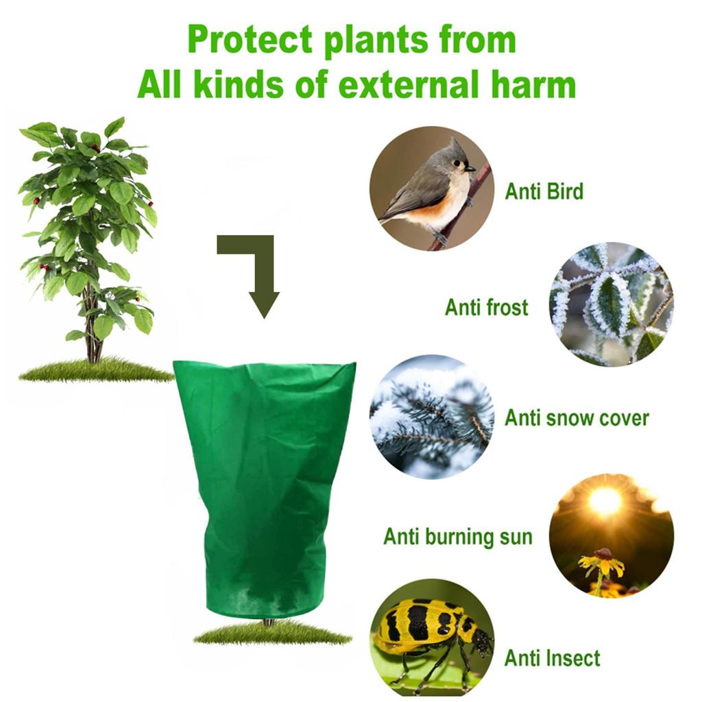 Plant  Bag Winter Cover Plants Garden Plant Cover Bag Frost 