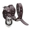 Womens PU Leather Belt With Heart Shape Rivets Punk Street Style Adjustable Waistband Jeans Casual Outfit