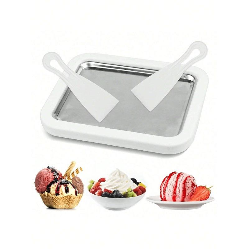 Household Mini Ice Cream Maker Effortless Homemade Ice Cream Frozen Yogurt Desserts, Perfect for Family Kitchen Daily Use