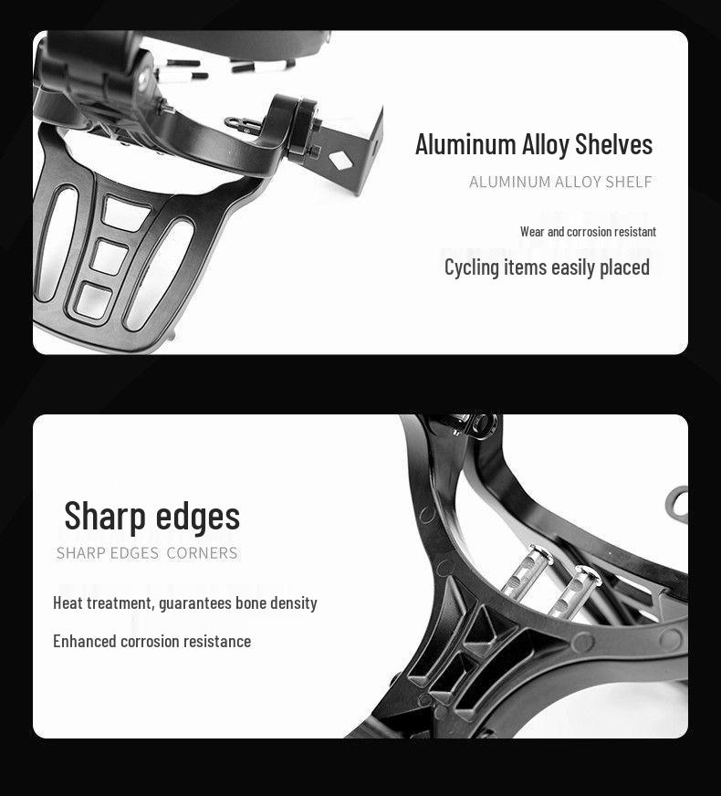 CFmoto 450CLC 23 Model Aluminum Alloy Folding Driver's Backrest & Rear Luggage Rack