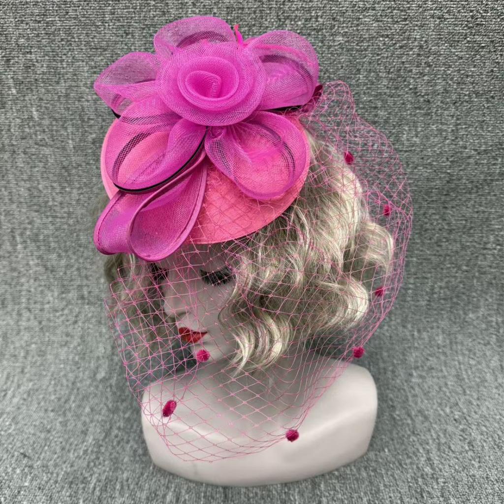 French bridal top hat shooting styling headgear European and American photo hat women's hair accessories top hat