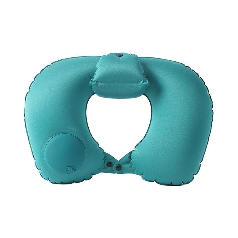 Automatic Inflatable Pillow: Portable Outdoor/Indoor Lumbar & Neck Support for Travel, Office Nap