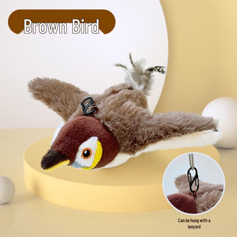 

Плюшевая игрушка для питомцев, устойчивая к укусам, интерактивная игрушка для птиц для кошек и собак Bag/Box