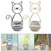 Katzen-Pflanzgefäß aus Glas, Vasenhalter, Desktop-Pflanzgefäß, Hydrokultur für