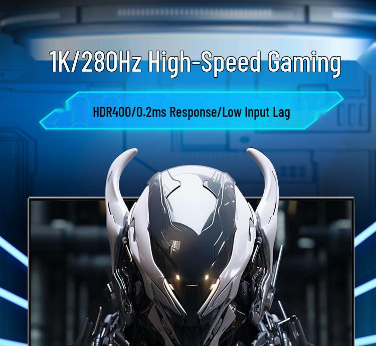24.5" Gaming Monitor, TN Screen, 400Hz/280Hz/240Hz, AUO Panel, 0.2ms Fast Response