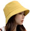 Plain Hat Cap Hat for Walking Outdoor Women CA750 [White Fang] (Yellow)