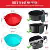 Silicone Baking Pans Set, Air Fryer Accessories for Cake Decorating, Muffin Molds, Kitchen Utensils & Gadgets, Aerogrill