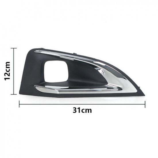 1Pcs Left Fog Light Grilles Grill For Peugeot 3008 P84 2016 2017 2018 2019