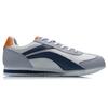 New LiNing 3K Cushioning Abrasion Resistant Slip Resistant Breathable Lightweight Low top Running Shoes Men's Gray Blue AGCR003-2