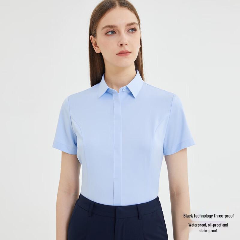Women s Tech Wrinkle-Resistant Short-Sleeve Work Shirt 35