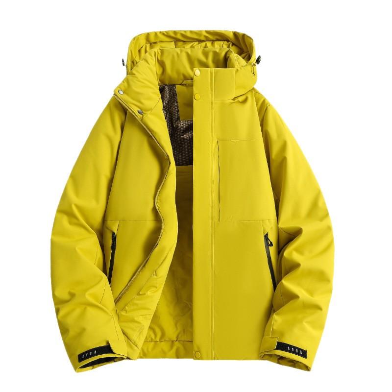 2026 Detachable 3-in-1 Outdoor Jacket Couples Winter Hiking Skiing Camping