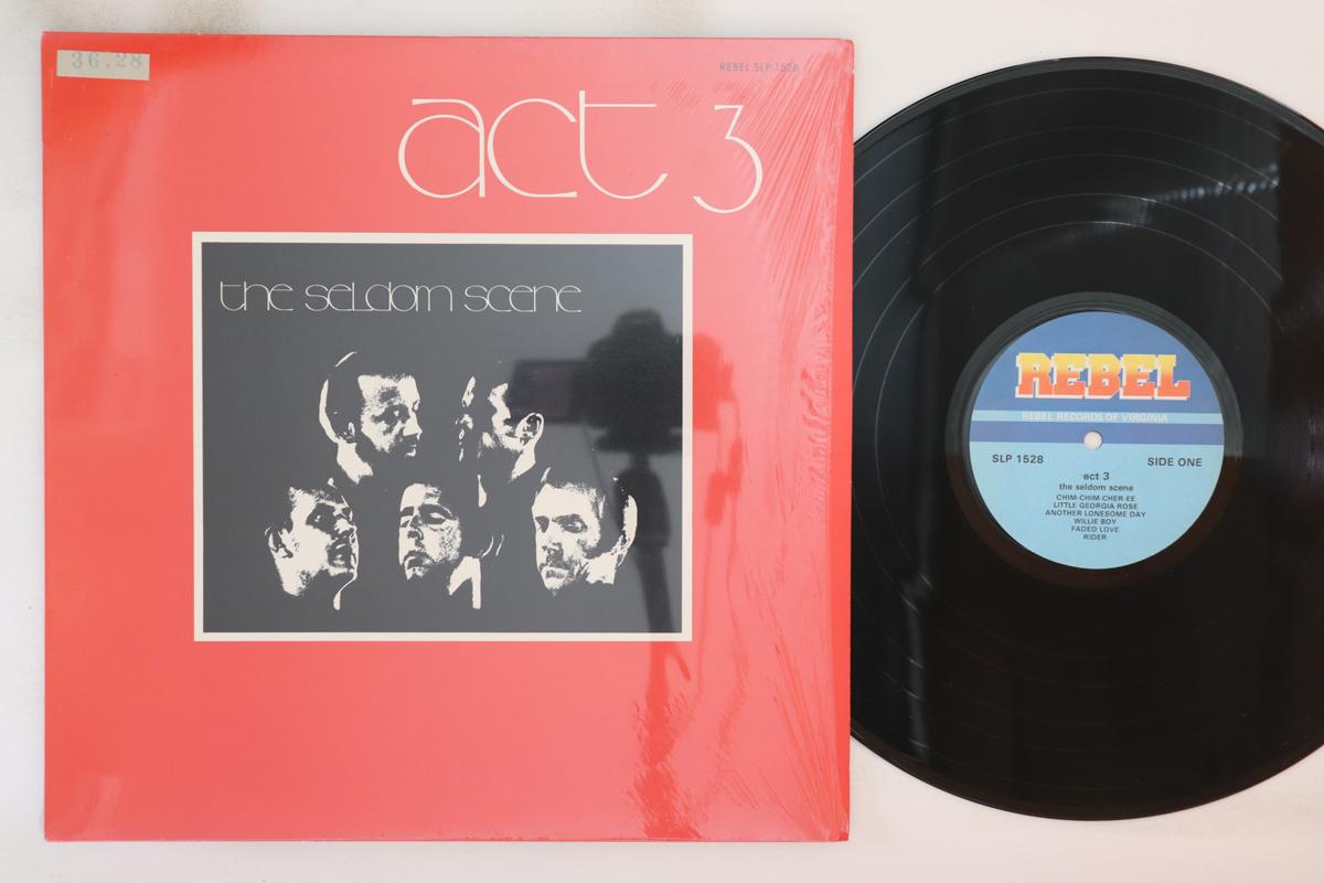 

LP Record SELDOM SCENE Act 3 SLP1528 REBEL 1980 US Country Used