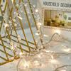 Shingel LED Pearl Fairy Lights Berry Beaded Garland String Lights Festive Birthday Party Wedding DIY Christmas Decoration Lights
