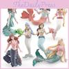 Realistic Mermaid Model Figurine With Beautiful Ocean Scene For Kids Cognitive Play