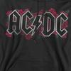 AC/DC Mens Roses Logo Hoodie