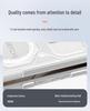 Compatible Samsung S25 ULTRA/S25 EDGE Magnetic Transparent Airbag Anti-fall Case