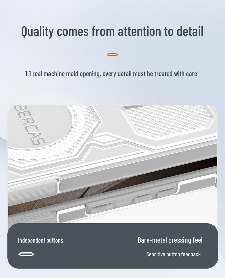 Compatible Samsung S25 ULTRA/S25 EDGE Magnetic Transparent Airbag Anti-fall Case
