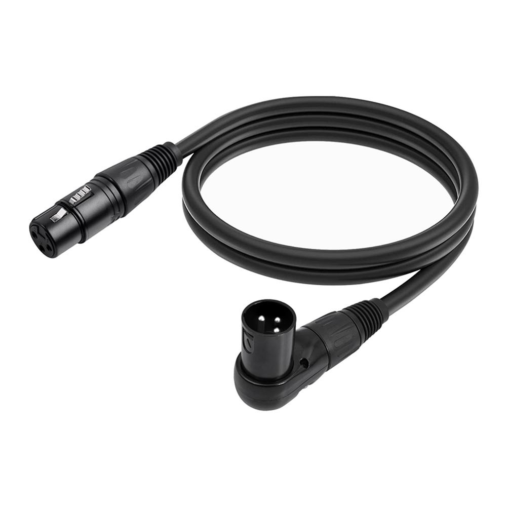 Adjustable Angles Speaker Power Amp XLR Cable 3 Pin Mic Cord