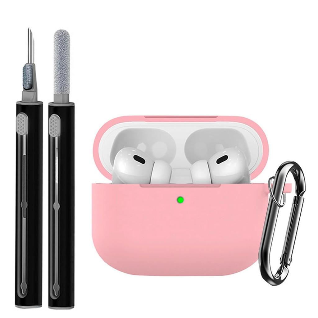 Silicone Case For AirPods Pro 3 Shockproof Waterproof Earphone Case Accessories for AirPods Pro 3rd Generation with Cleaning Kit