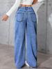 Women's High Waist Wide Leg Jeans - Sweet & Spicy Style, Casual, Loose, Long Pants, Bestseller