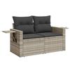 VidaXL Garden Lounge Set with Cushions 9 Pcs, Patio Sofas, Patio Furniture Set, Outdoor Furniture, Grey 3219951