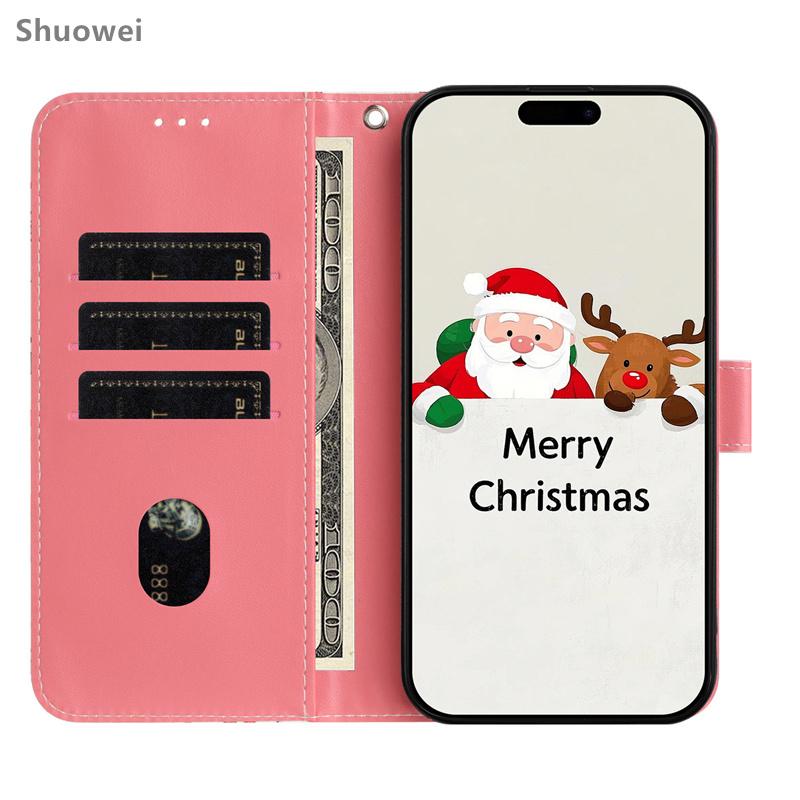 Case For Xiaomi 5X 6X 10 10T 11 NE 11T 12 Lite 12X 12S Ultra Pro 5G Wallet Leather Flip Cover Shockproof CellPhone Casing Girl Creative Shell Gift
