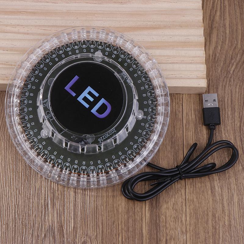 Aktywowana dźwiękiem obrotowa lampa dyskotekowa USB RGB LED Kula Imprezowa KTV Bar Lampy sceniczne Łatwa instalacja Wykwintny efekt sceniczny