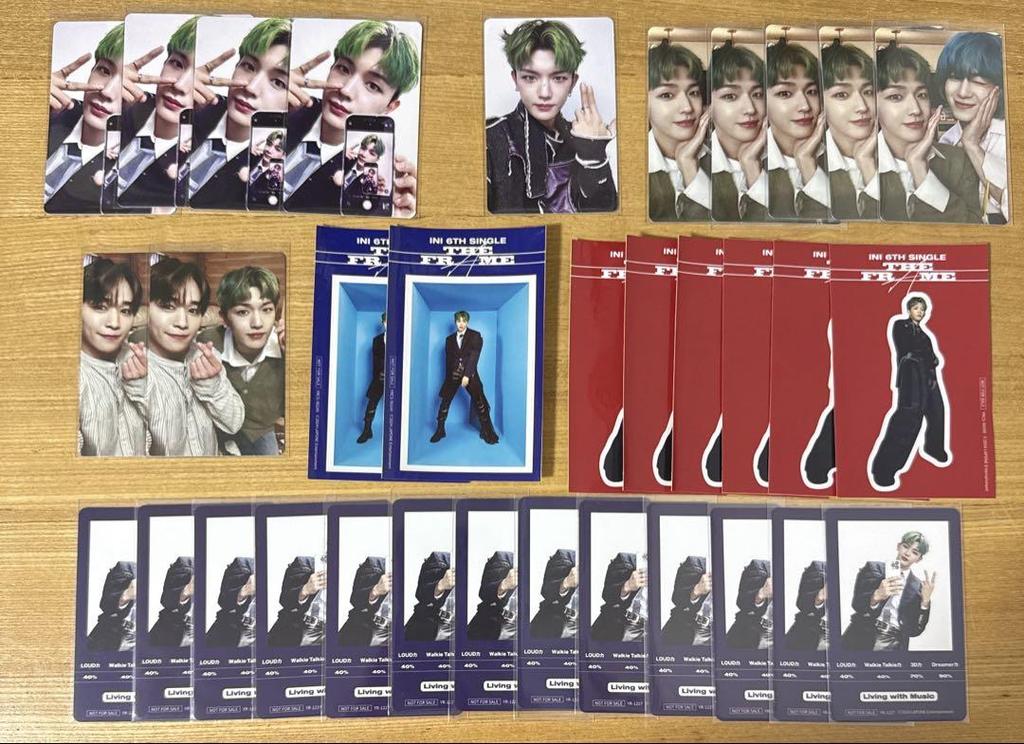 [USED] INI Takatsuka Taimu Trading Card Sticker THE FRAME