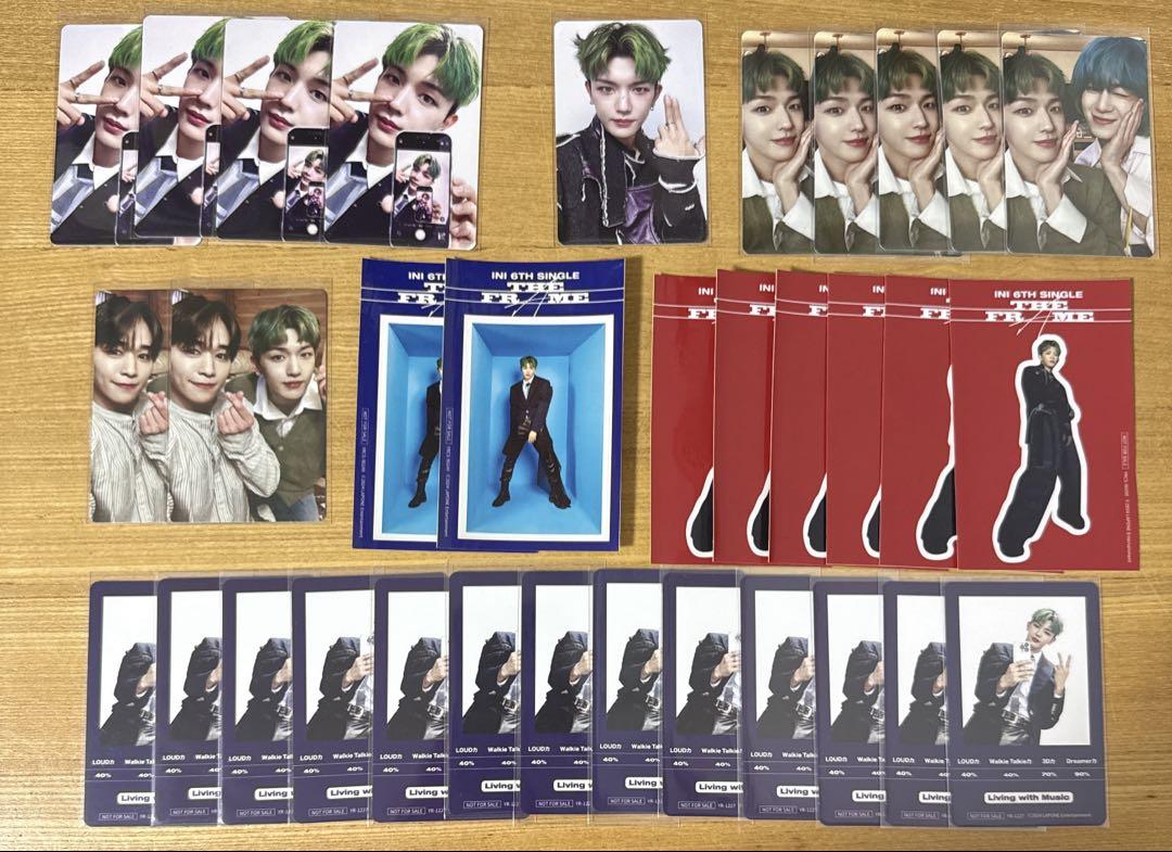 

[USED] INI Takatsuka Taimu Trading Card Sticker THE FRAME