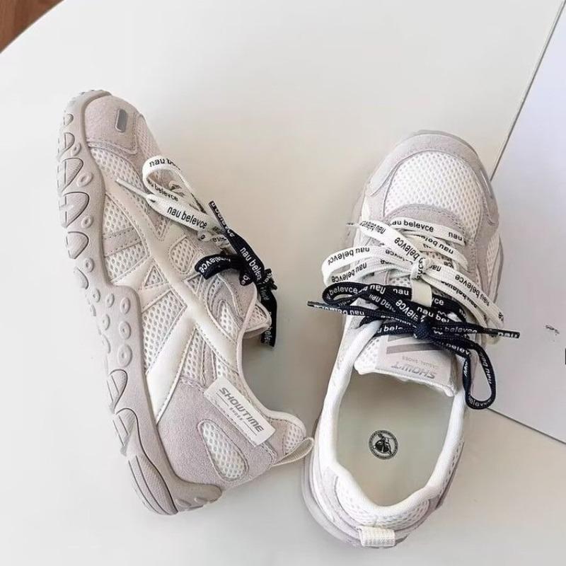 

Fashion Platform and Breathable Mesh Women s 2025 Summer New Slimming and Light Sneakers 35