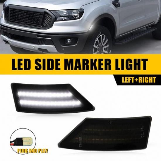 LED Fender Side Marker Light Front Bumper Signal Lamps For - Ford Ranger