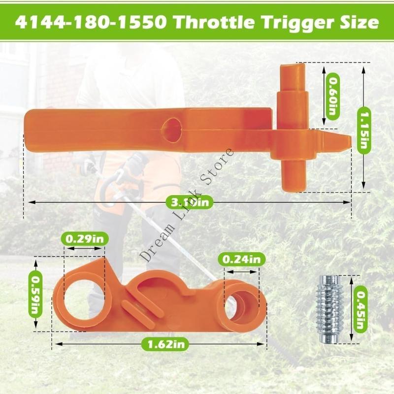 Q1FD Throttle Triggers Plastic Mower Switches For FS38 FS45 FS46 FS55 Series Replacement Part Numbers 41401801500