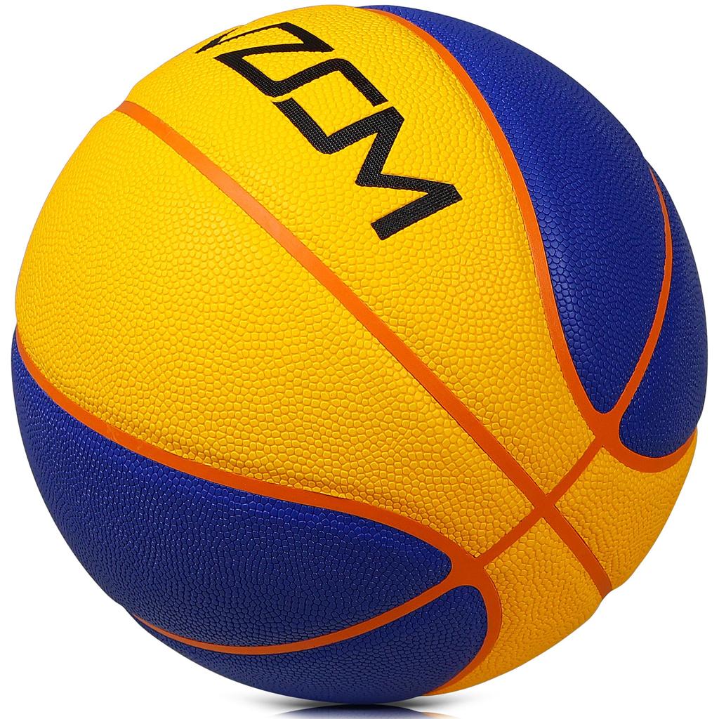 EVZOM Size 7 Practice Ball for High and Middle School PU Waterproof for Indoor and Outdoor Use Basketball, Indoor/Outdoor Boys, Adults, College,