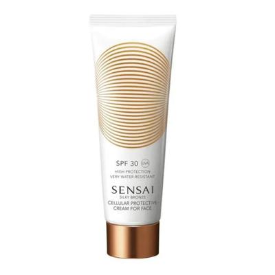 Sensai Silky Bronze Zellschützende Creme für das Gesicht LSF30 50ml