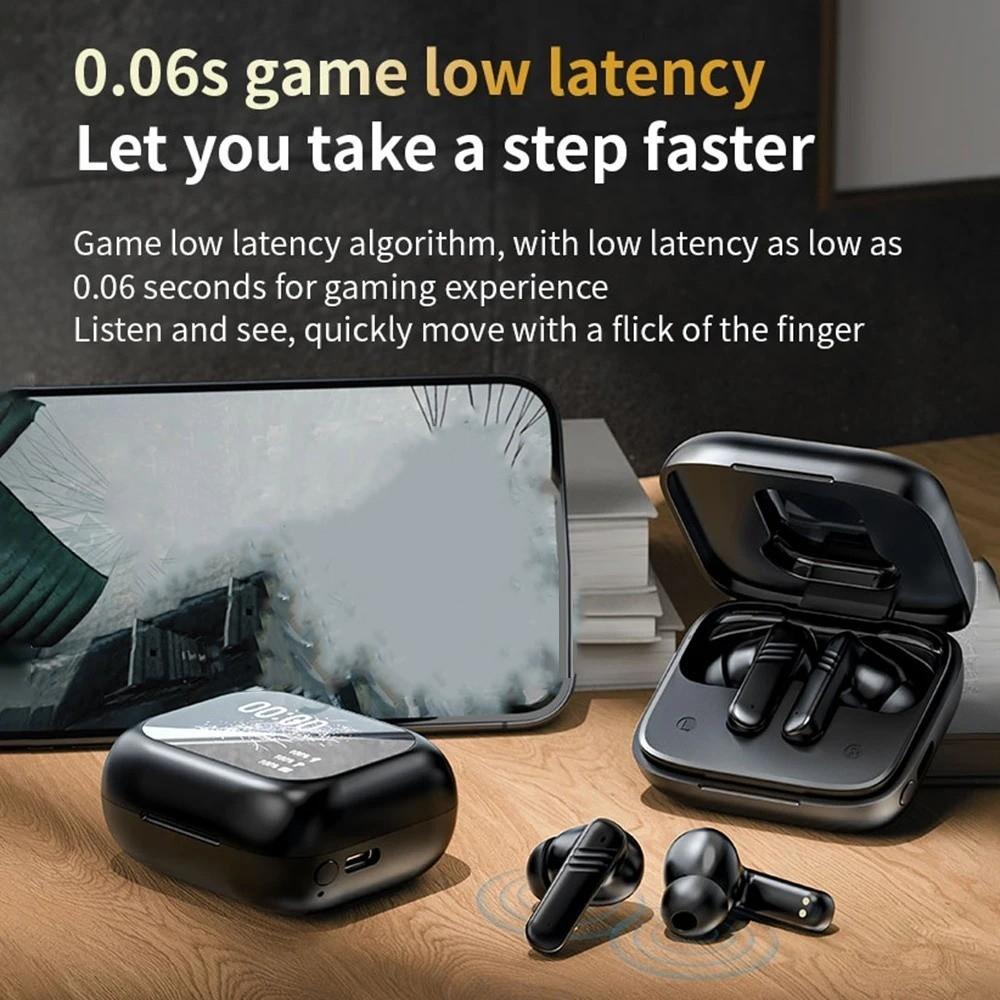 Bluetooth 5.4 Full Headphones ENC Mic Wireless in-Ear Earbuds Mobile Phone Universal