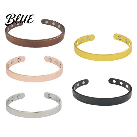 Custom Fit Bracelet Magnetic Adjustable Unisex Minimalist Alloy Bangle