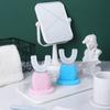 U-Electric shaped Toothbrush, New Electronic Lazy Mechanized Silicone Braces, Ultrasonic Tooth Beauty Sterilization