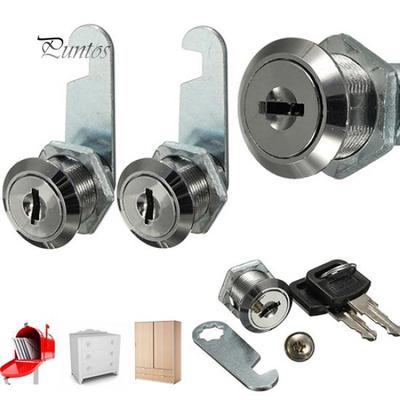Nockenschlösser aus Zinklegierung, 16 mm, 20 mm, Aktenschrank, Briefkasten, Schublade, Schrank, Schließfach