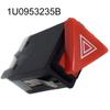 For Skoda Octavia 1996 2010 Car Hazard Alarm Light Switch OEM 1U0953235B for Center Console Replacement Automotive Part