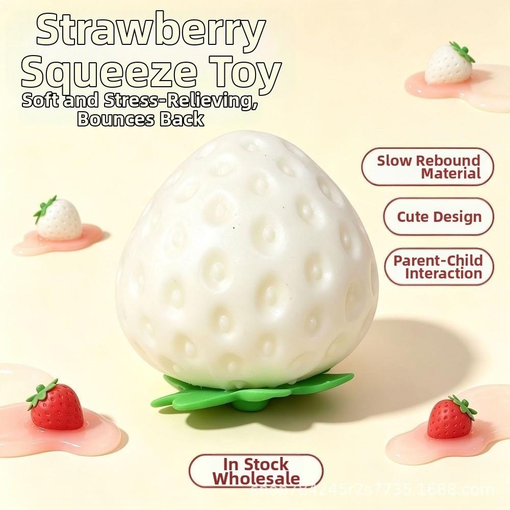 Simulation Fruit Slow Rebound Toy UV Light Color Changing Fruit Squeeze Toy  Office