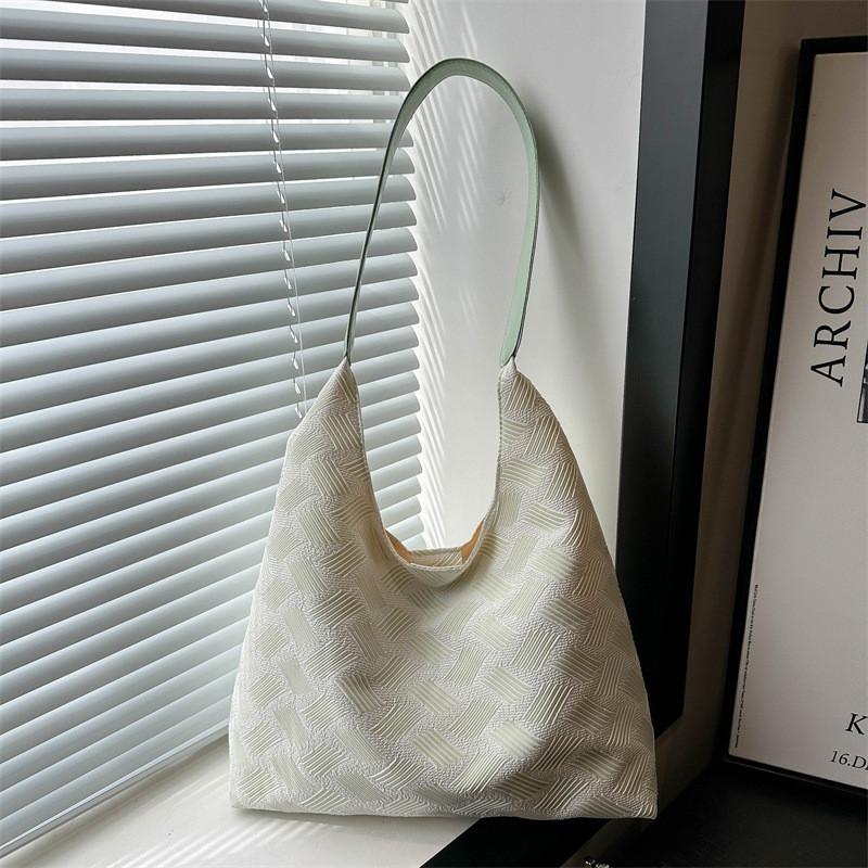 2024 Summer New Korean Style Fashionable Casual Tote Bag For Women In Green Yellow Pink Purple